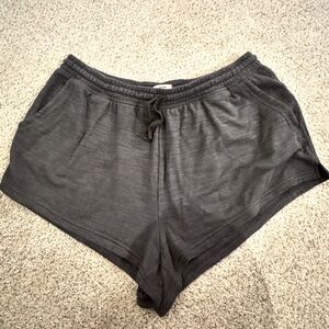Aerie Charcoal Athletic Shorts